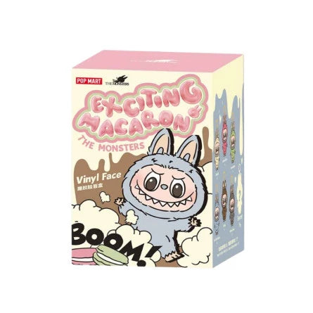 Pop Mart Labubu The Monsters Exciting Macaron Vinyl Plush Pendant Single Blind Box