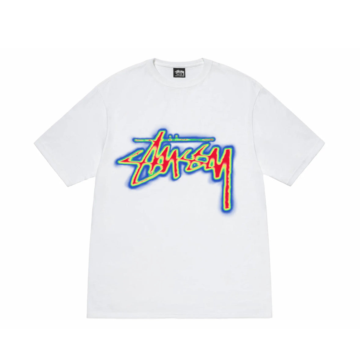 Stussy Thermal Stock Tee White