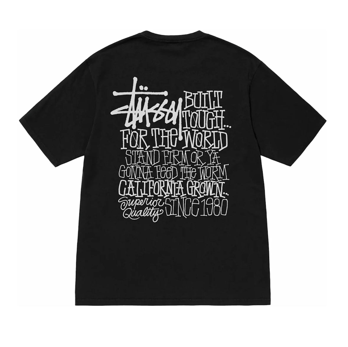 Stussy California Grown Pigment Dyed Tee Black