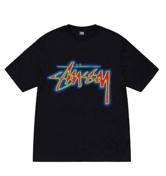 Stussy Thermal Stock Tee Black