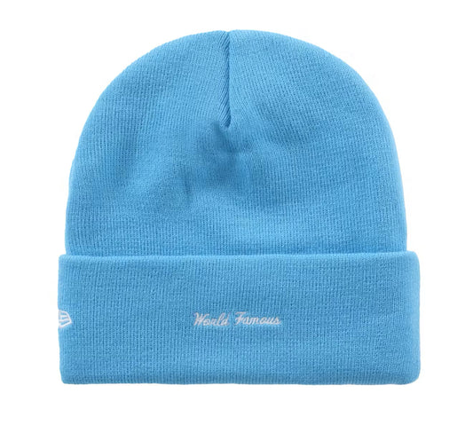 Supreme New Era Box Logo Beanie Cyan