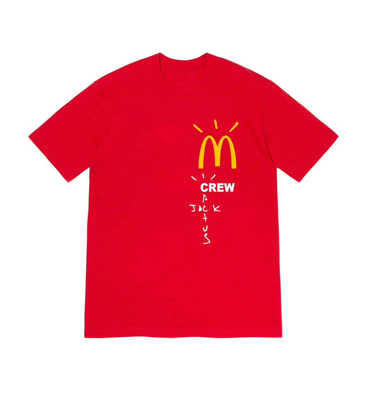 Travis Scott x McDonald's Crew T-shirt Red