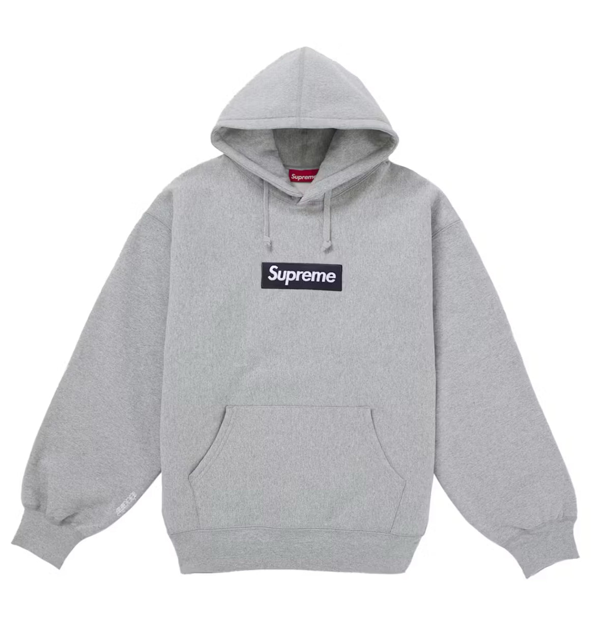 Supreme Box Logo Hooded Sweatshirt Heather Grey