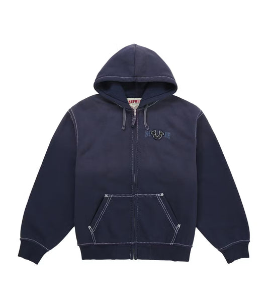 Supreme True Religion Zip Up Hooded Sweatshirt (FW25) Navy