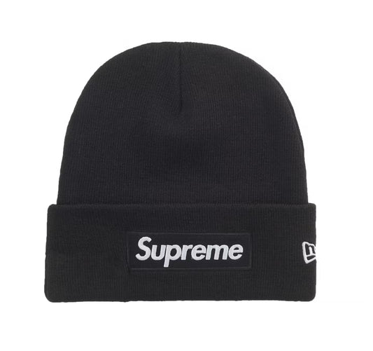 Supreme New Era Box Logo Beanie Black