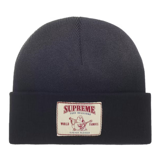 Supreme True Religion Beanie (FW25) Black