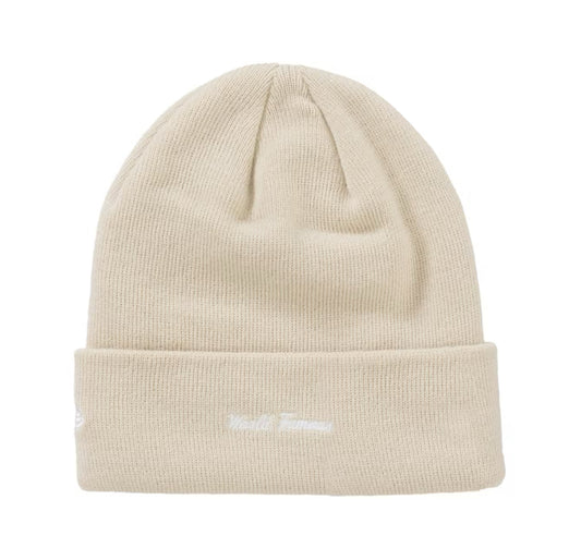 Supreme New Era Box Logo Beanie Stone