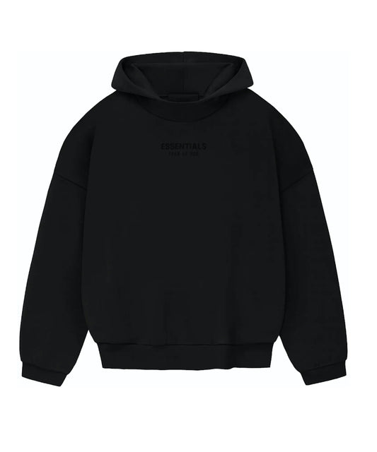 Fear of God Essentials Hoodie Jet Black