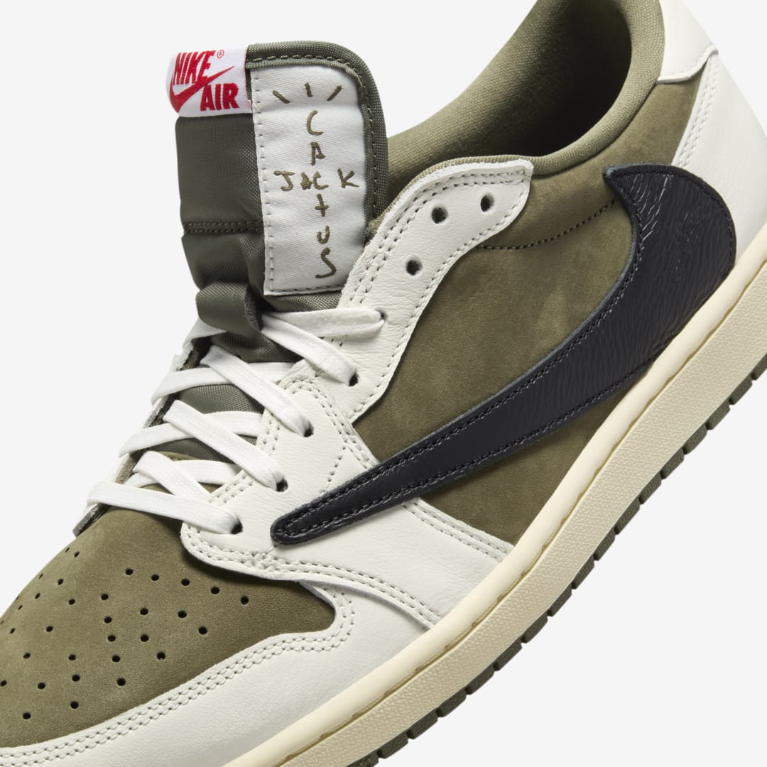 Jordan 1 Low OG SP Travis Scott Medium Olive