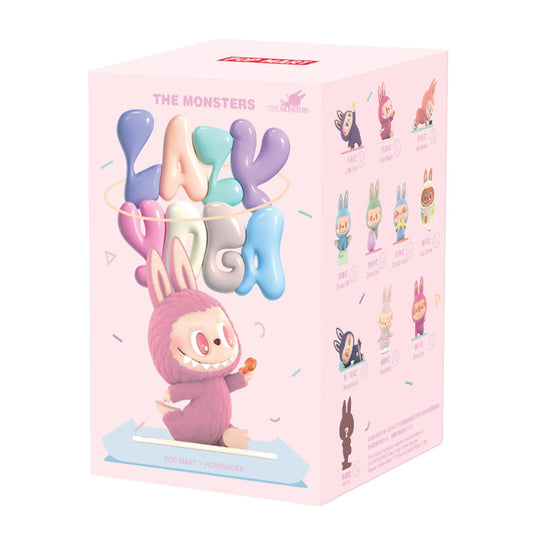 Pop Mart Labubu The Monsters Lazy Yoga Series Figures Single Blind Box