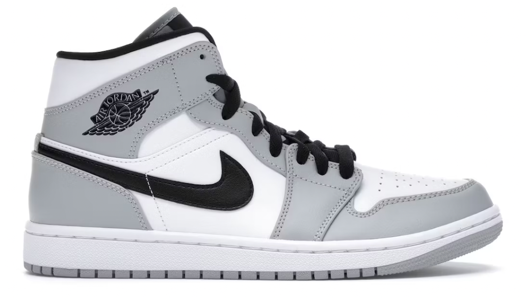 Jordan 1 Mid Light Smoke Grey