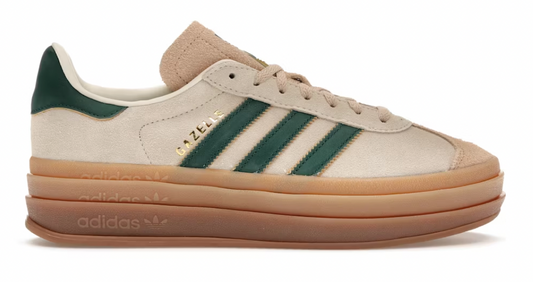 adidas Gazelle Bold Magic Beige Collegiate Green