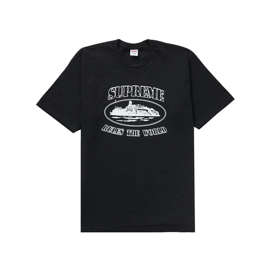 Supreme Corteiz Rules The World Tee Black
